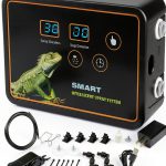 Reptile Smart Misting System Intelligent Spray System 2pcs Spray Nozzles 360 ° Adjustment Hook or Suction Cup Install Timed Spray for Tank Lizard, Chameleon, Snake, Turtle, Frog, Plant-0