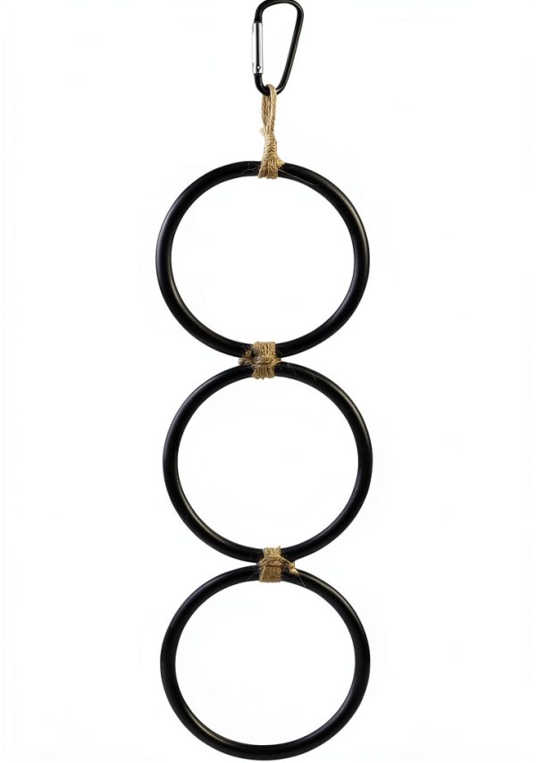 Snake Climbing Rings by pranovo Enrichment Toy for Ball Pythons 16in-2